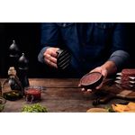 Molde Prensador de Hamburguesas Tramontina Black Burger en Polipropileno Negro con Base en Aluminio