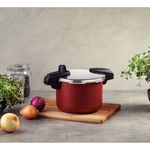 Olla a Presion Tramontina Arizona en Aluminio con Revestimiento Interno y Externo Antiadherente Starflon Max Rojo 20 cm 4,5 L
