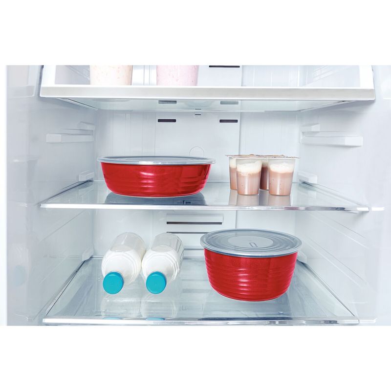 Bateria de Cocina Multiuso Tramontina Itria en Aluminio con Revestimiento Interno y Externo Ceramico Rojo 10 Piezas