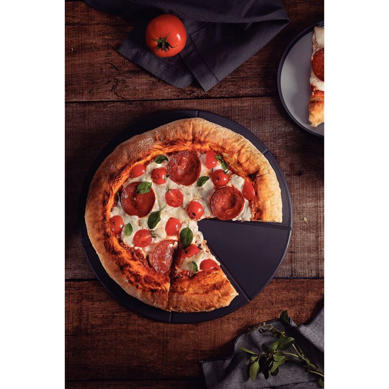 Tabla de Corte Tramontina Pizza en Polipropileno Gris
