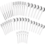 Juego de Cubiertos Tramontina Malibu en Acero Inoxidable 42 Piezas