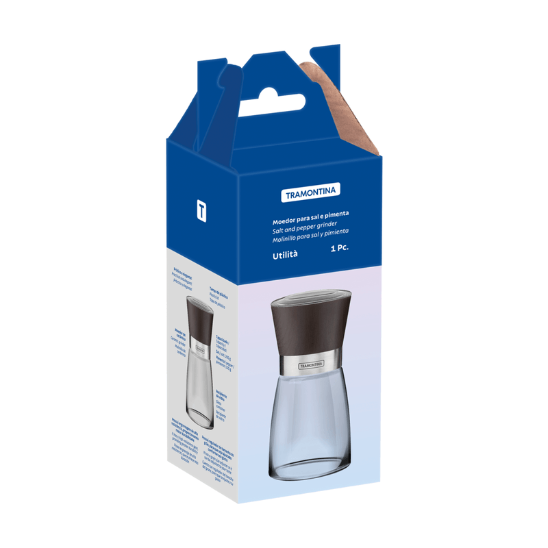 Molinillo de Sal y Pimienta Tramontina Utilita en Ceramica y Vidrio