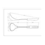 Cucharon Tramontina Utilita en Nylon con Mango de Polipropileno Negro