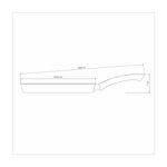 Panquequera Tramontina Paris en Aluminio con Revestimiento Interno y Externo con Antiadherente Starflon Max Plomo 28 cm y 1