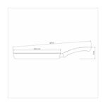 Panquequera Tramontina Paris en Aluminio con Revestimiento Interno y Externo con Antiadherente Starflon Max Plomo 28 cm y 1